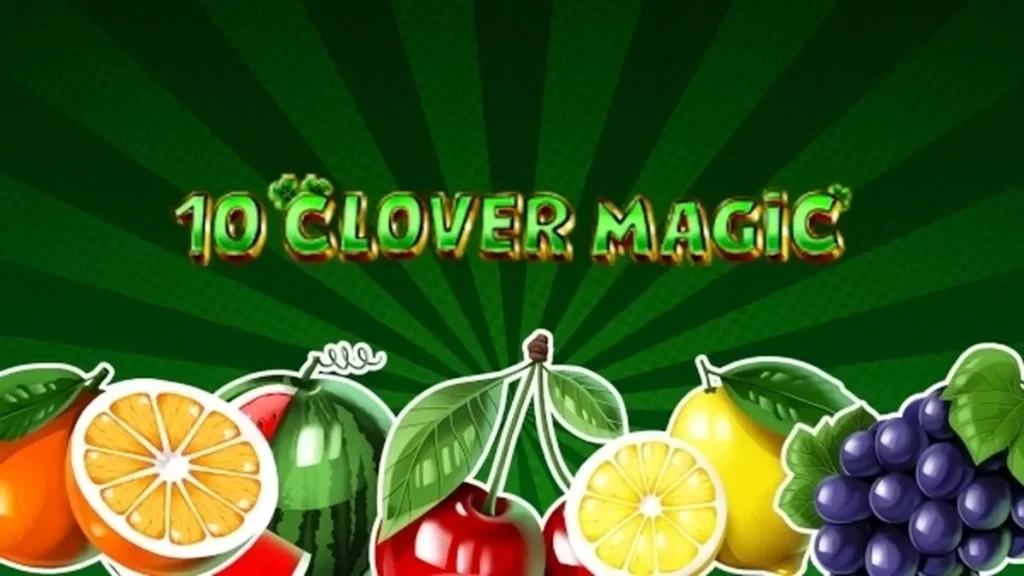 10 Clover Magic স্লট গেমের ইন্টারফেস